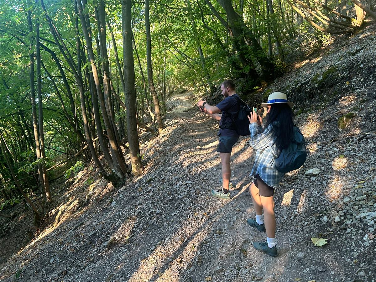 Randonneurs sur le sentier